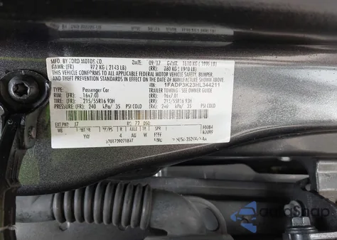 2017 Ford Focus Se from USA, damaged, VIN 1FADP3K23HL344211